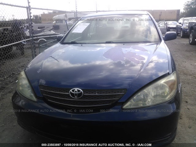 4T1BE32K64U309931 - 2004 TOYOTA CAMRY LE/XLE/SE Көк фото 6