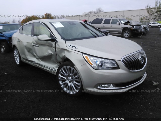 1G4GF5G33EF226026 - 2014 BUICK LACROSSE TOURING BEIGE photo 1