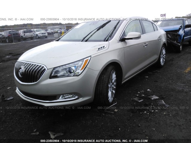 1G4GF5G33EF226026 - 2014 BUICK LACROSSE TOURING BEIGE photo 2