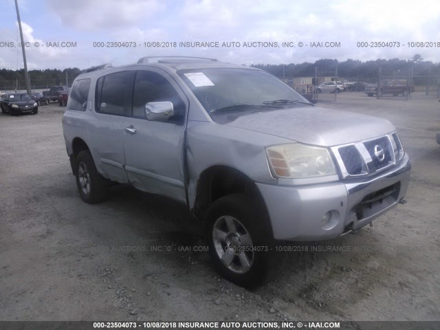 5N1AA08B54N738971 - 2004 NISSAN ARMADA SE/LE SILVER photo 1