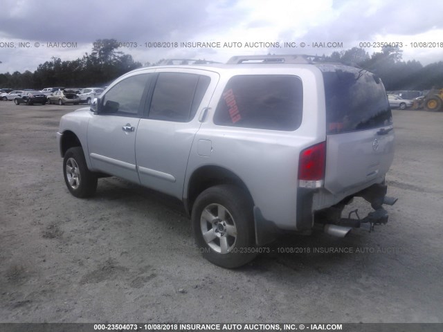 5N1AA08B54N738971 - 2004 NISSAN ARMADA SE/LE SILVER photo 3