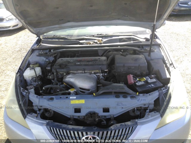 4T1CE38P64U814441 - 2004 TOYOTA CAMRY SOLARA SE/SLE Açıq mavi foto 10