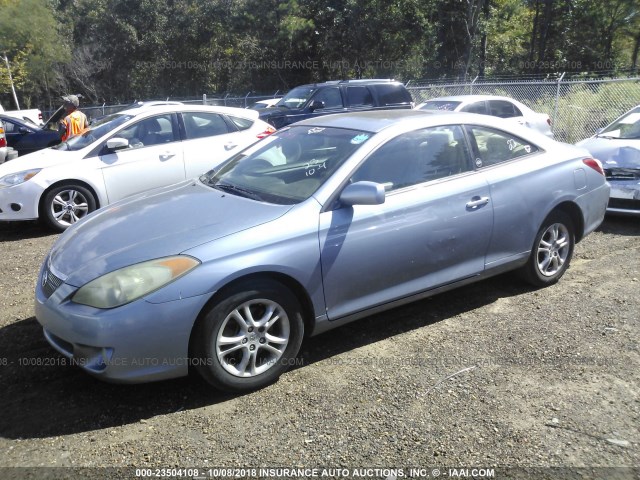 4T1CE38P64U814441 - 2004 TOYOTA CAMRY SOLARA SE/SLE Açıq mavi foto 2