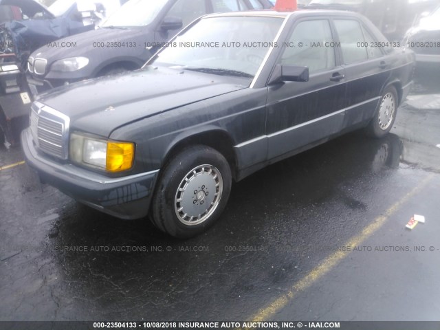 WDBDA29D6MF761651 - 1991 MERCEDES-BENZ 190 E 2.6 GRAY photo 2