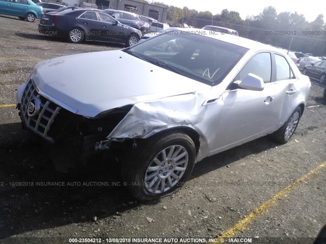 1G6DC5E58C0158460 - 2012 CADILLAC CTS SILVER photo 2