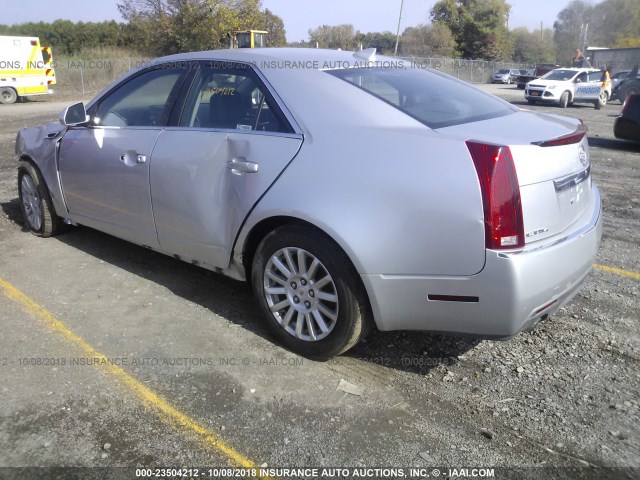 1G6DC5E58C0158460 - 2012 CADILLAC CTS SILVER photo 3