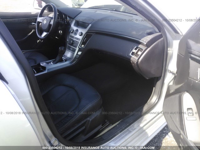 1G6DC5E58C0158460 - 2012 CADILLAC CTS SILVER photo 5
