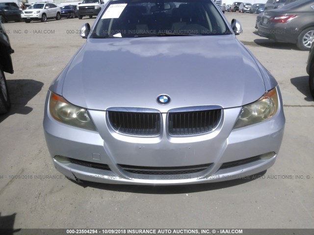 WBAVB17586NK39263 - 2006 BMW 325 I AUTOMATIC SILVER photo 6