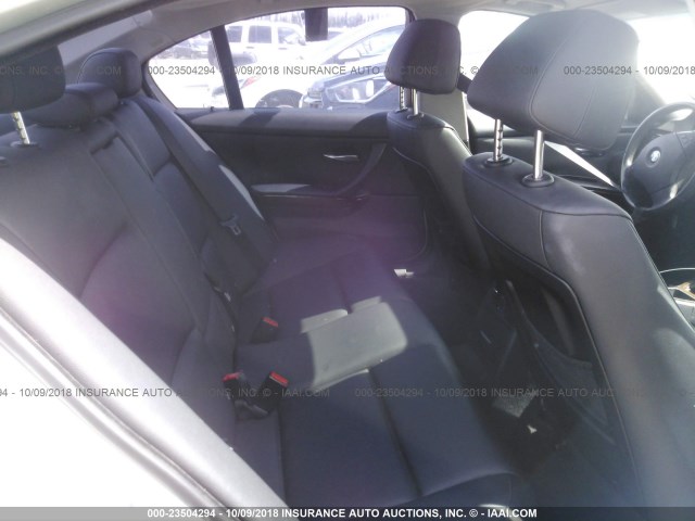 WBAVB17586NK39263 - 2006 BMW 325 I AUTOMATIC SILVER photo 8