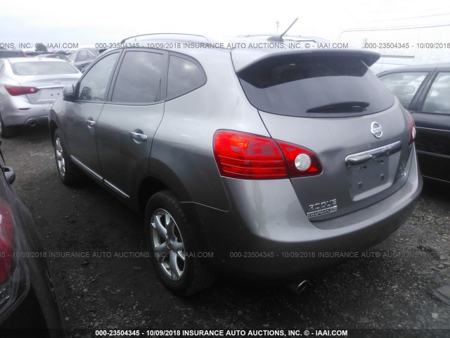 JN8AS5MV1BW662143 - 2011 NISSAN ROGUE S/SV/KROM GRAY photo 3