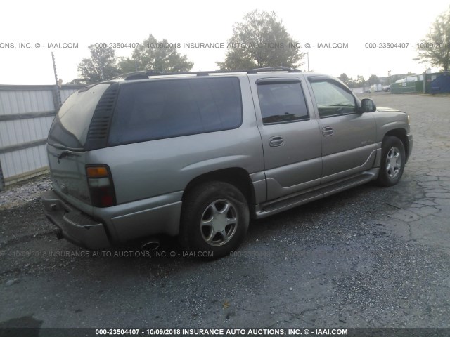 1GKFK66U92J132189 - 2002 GMC DENALI XL K1500 Champagne photo 4