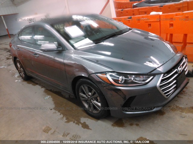 5NPD84LF8JH304375 - 2018 HYUNDAI ELANTRA SEL/VALUE/LIMITED GRAY photo 1