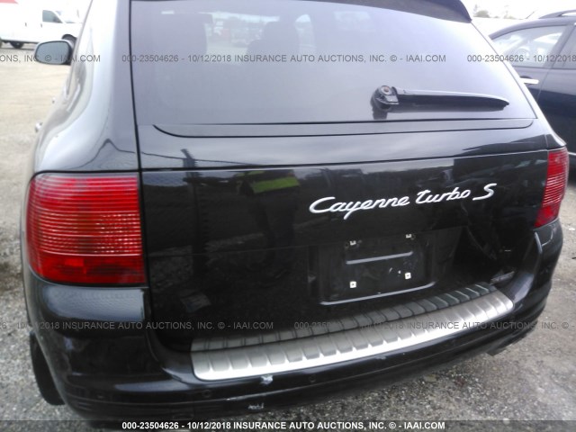 WP1AC29P05LA91024 - 2005 PORSCHE CAYENNE TURBO BLACK photo 3