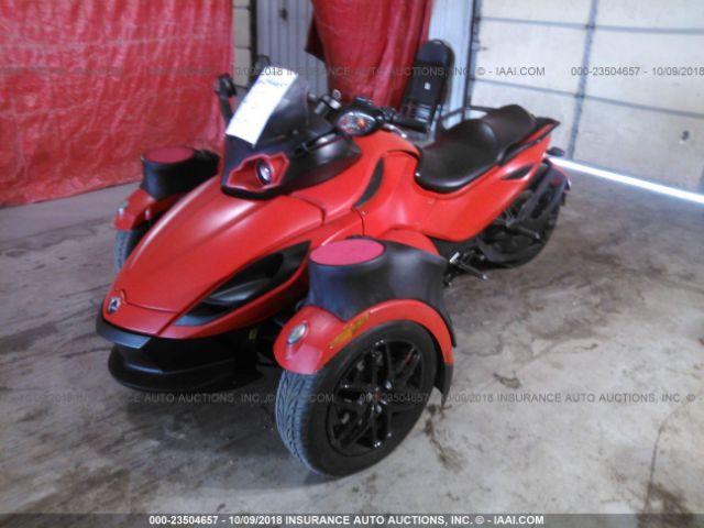 2BXJAWA108V004134 - 2008 CAN-AM SPYDER ROADSTER RS RED photo 2