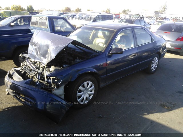 JT2BF22K6V0036292 - 1997 TOYOTA CAMRY LE/XLE Dark Blue photo 2