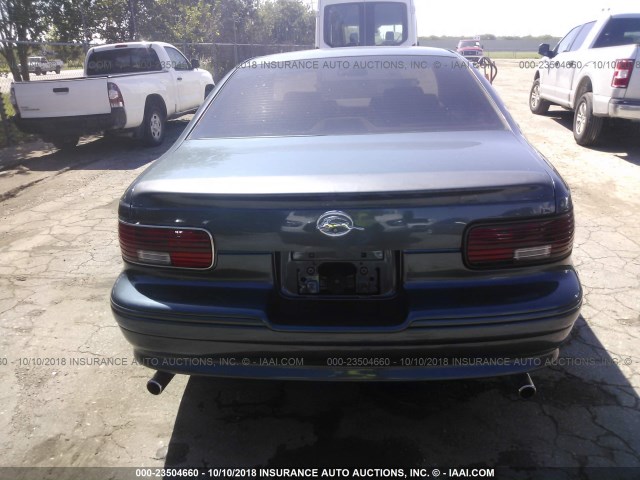 1G1BL52P1SR167420 - 1995 CHEVROLET CAPRICE / IMPALA CLASSIC/SS BLUE photo 6