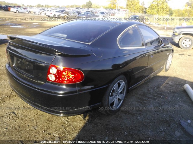 6G2VX12G94L221805 - 2004 PONTIAC GTO BLACK photo 4