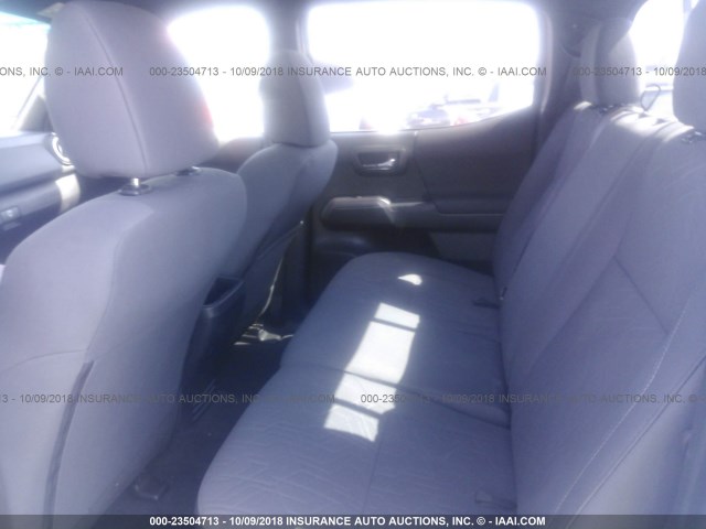 3TMCZ5AN5JM145611 - 2018 TOYOTA TACOMA DBL CAB/SR/TRDSPT/OR/PRO ლურჯი ფოტო 8