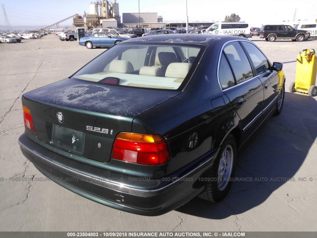 WBADD6322WBW34104 - 1998 BMW 528 I AUTOMATIC Yaşıl foto 4