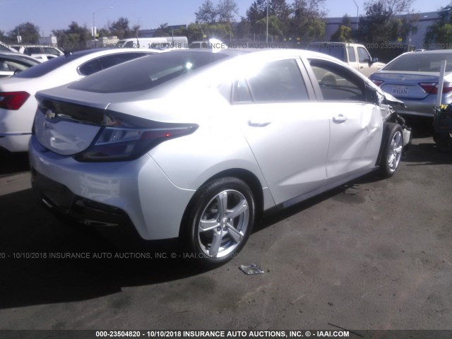 1G1RA6S58JU122401 - 2018 CHEVROLET VOLT LT SILVER photo 4