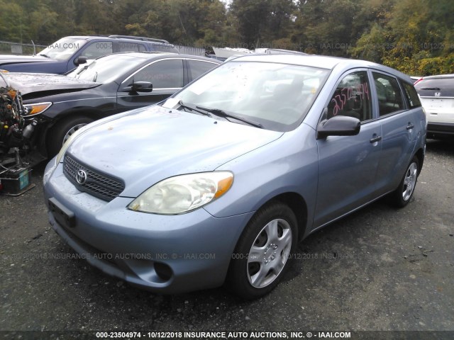 2T1KR32E16C591124 - 2006 TOYOTA COROLLA MATRIX XR BLUE photo 2
