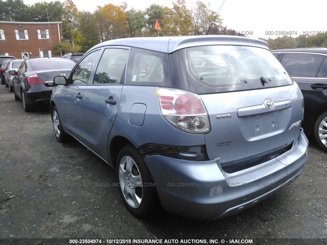 2T1KR32E16C591124 - 2006 TOYOTA COROLLA MATRIX XR BLUE photo 3