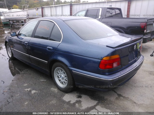 WBADD6329WBW33208 - 1998 BMW 528 I AUTOMATIC BLUE photo 3