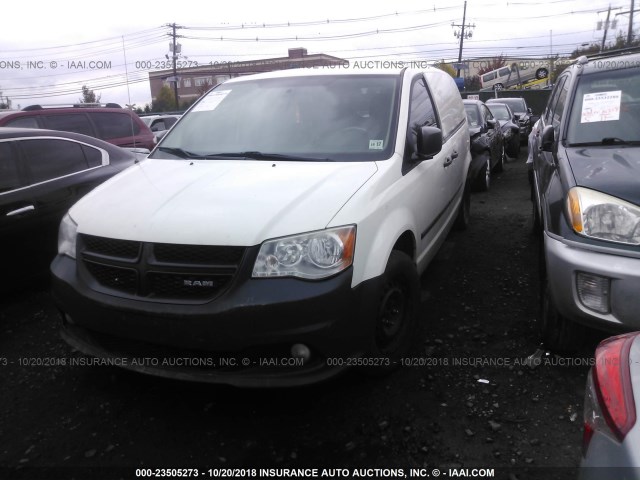 2C4RDGAG3CR371647 - 2012 DODGE RAM VAN WHITE photo 2