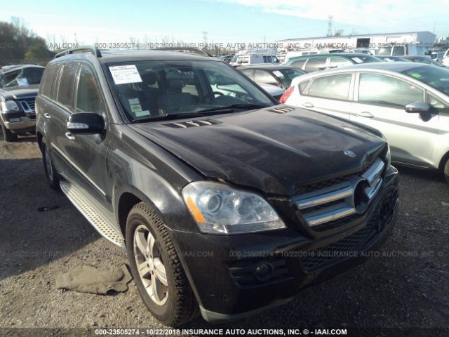 4JGBF71E98A304648 - 2008 MERCEDES-BENZ GL 450 4MATIC BLACK photo 1