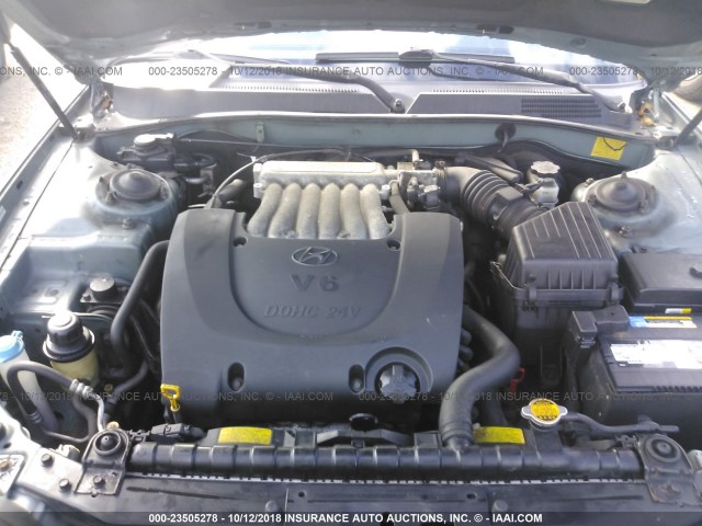 KMHWF35H85A166448 - 2005 HYUNDAI SONATA GLS/LX ლურჯი ფოტო 10