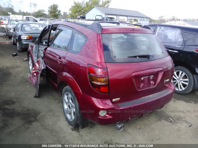 5Y2SL62843Z465726 - 2003 PONTIAC VIBE RED photo 3