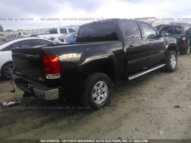 3GTEC23J99G218055 - 2009 GMC SIERRA C1500 SLE BLACK photo 4