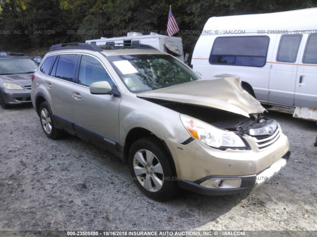 4S4BRBKC9A3374832 - 2010 SUBARU OUTBACK 2.5I LIMITED GOLD photo 1