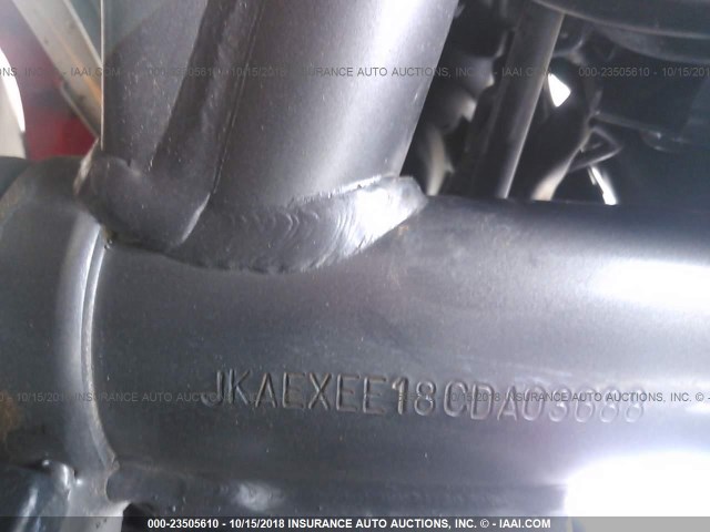 JKAEXEE18CDA03688 - 2012 KAWASAKI EX650 EC RED photo 10