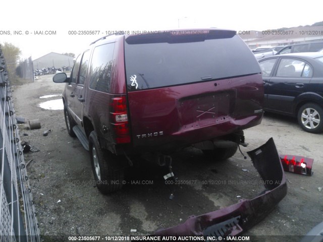 1GNUKAE09AR276420 - 2010 CHEVROLET TAHOE K1500 LS RED photo 3