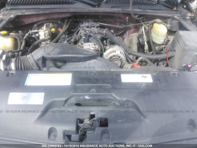 1GCGK24U0YE355556 - 2000 CHEVROLET SILVERADO K2500 BURGUNDY photo 10