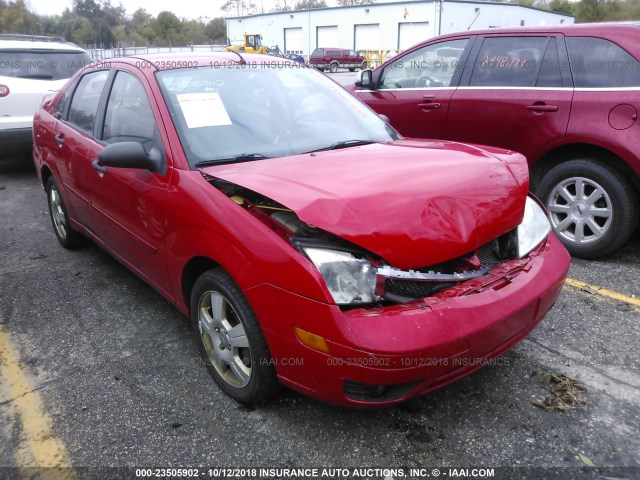 1FAFP34N47W122547 - 2007 FORD FOCUS ZX4/S/SE/SES RED photo 1