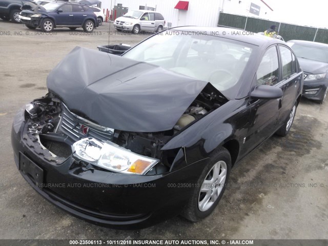 1G8AJ55F07Z120456 - 2007 SATURN ION LEVEL 2 BLACK photo 2
