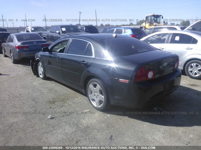 1G1ZB5E09CF296671 - 2012 CHEVROLET MALIBU LS BLACK photo 3