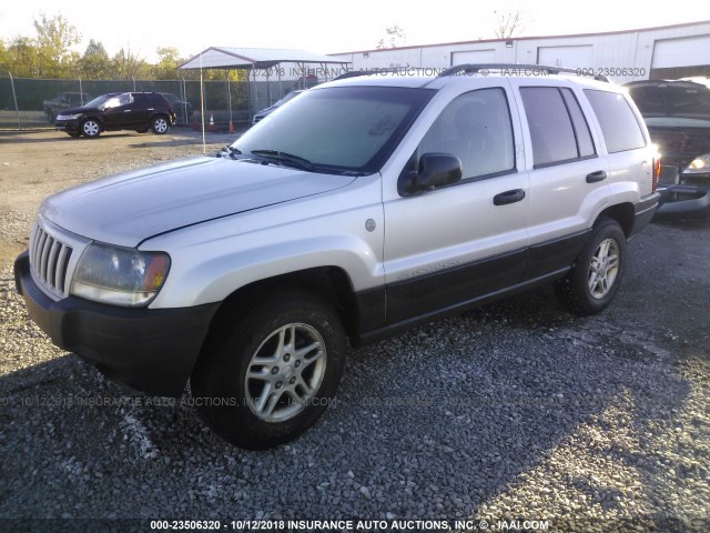 1J4GW48S84C292540 - 2004 JEEP GRAND CHEROKEE LAREDO/COLUMBIA/FREEDOM 银色 照片 2