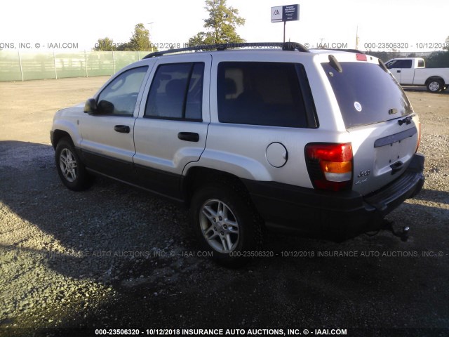 1J4GW48S84C292540 - 2004 JEEP GRAND CHEROKEE LAREDO/COLUMBIA/FREEDOM 银色 照片 3