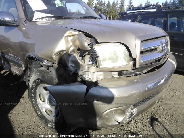 5TBKT44113S343369 - 2003 TOYOTA TUNDRA SR5 BROWN photo 6