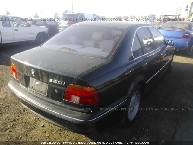 WBADN634XYGM68144 - 2000 BMW 540 I AUTOMATIC BLACK photo 4