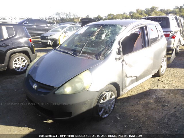 JHMGD38607S006701 - 2007 HONDA FIT S 灰色 照片 2