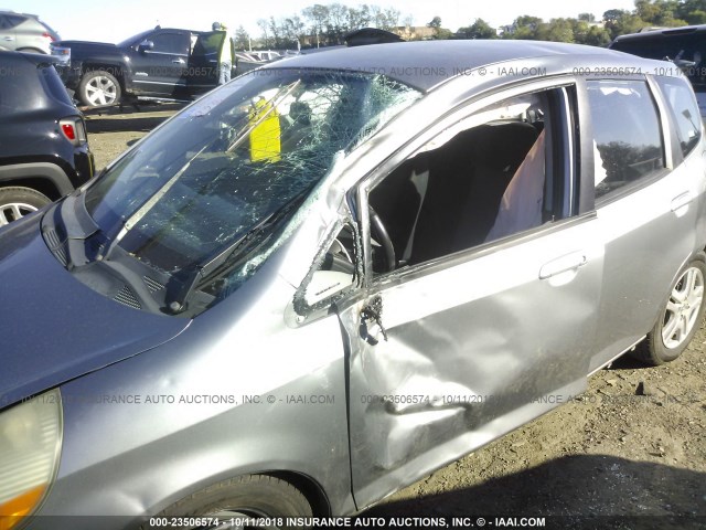 JHMGD38607S006701 - 2007 HONDA FIT S 灰色 照片 6