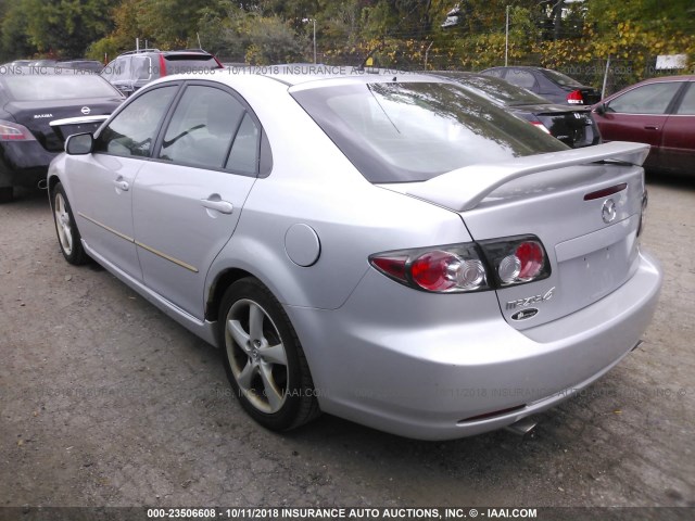 1YVHP84D365M05804 - 2006 MAZDA 6 S SILVER photo 3