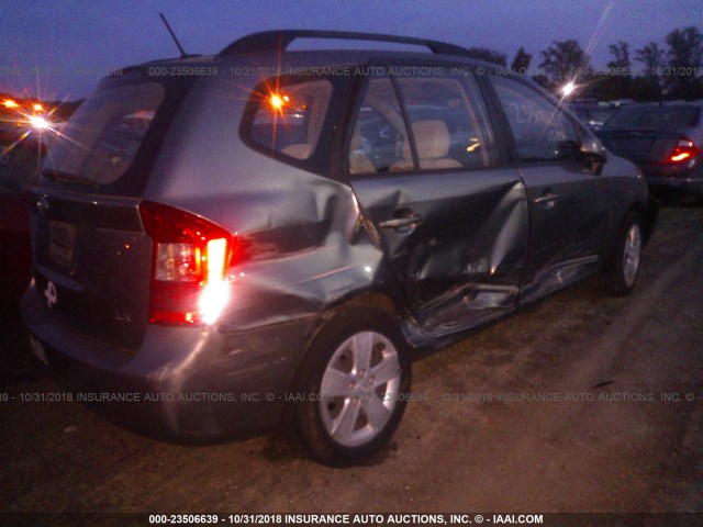 KNAFG528097264276 - 2009 KIA RONDO LX/EX GOLD photo 4