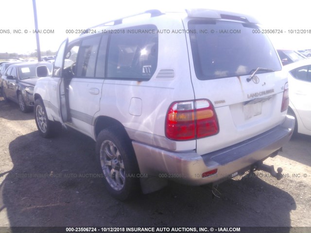 JT3HT05J6X0051366 - 1999 TOYOTA LAND CRUISER  WHITE photo 3