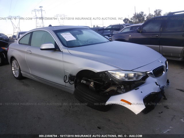 WBA3N9C59GK249810 - 2016 BMW 428 XI SILVER photo 1