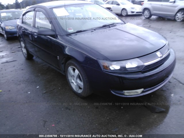 1G8AL55F46Z129198 - 2006 SATURN ION LEVEL 3 BLACK photo 1